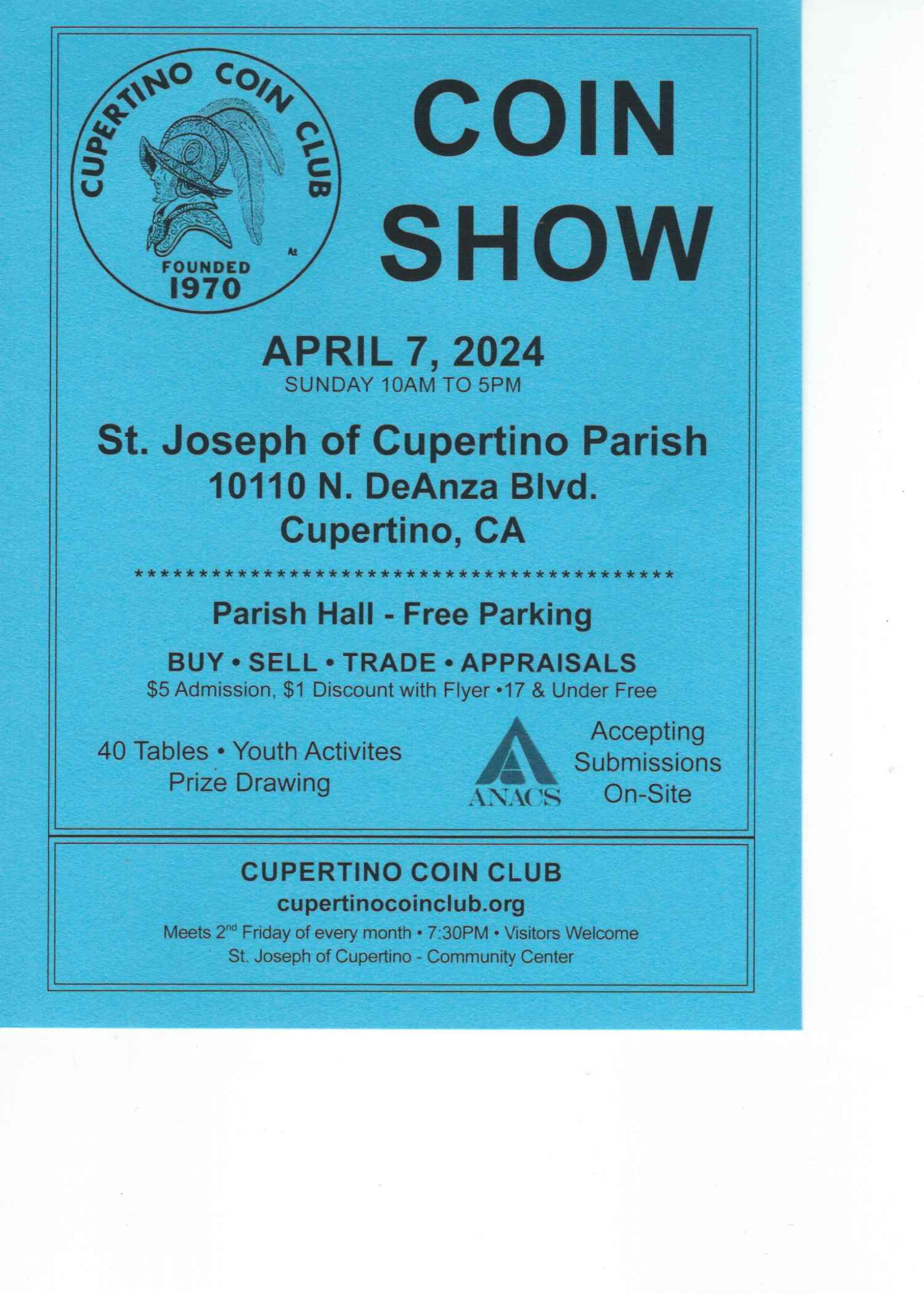 March 2024 Cupertino Coin Club